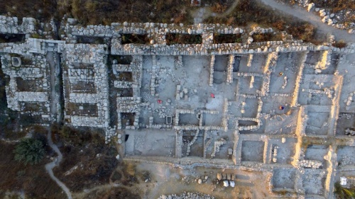 Excavations at Tel Gezer in Israel