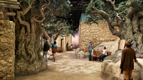 The Museum of the Bible features a recreation of part of the village of Nazareth as it might have looked in first-century Galilee.