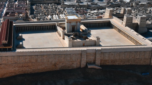 Model of first-century Jerusalem.