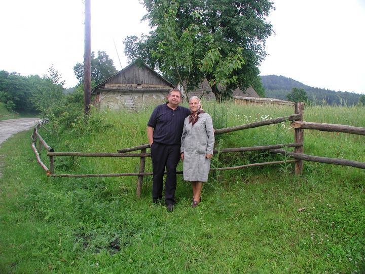 Victor Kubik with his aunt Vera Kubik